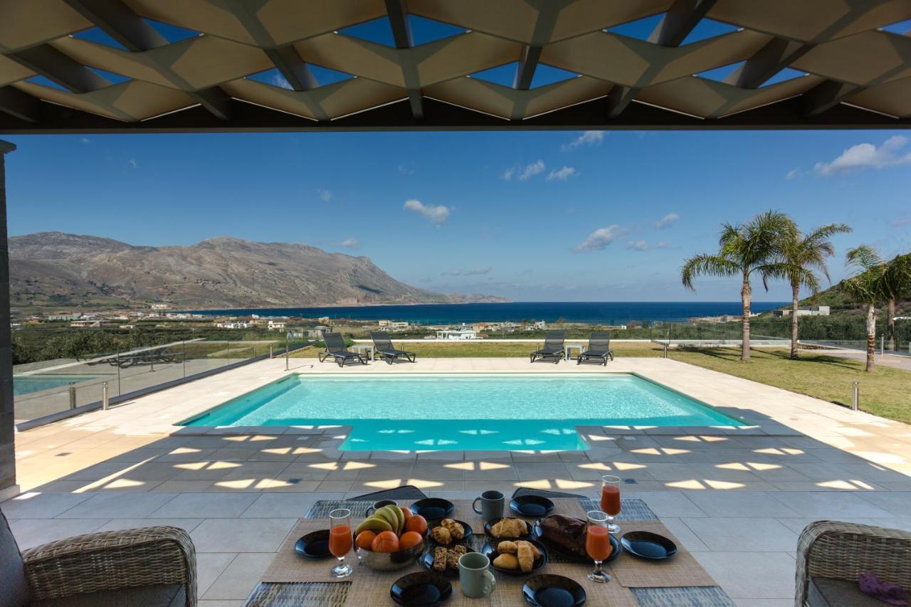 Larimar Luxury Sea View Villa Kissamos Exterior photo